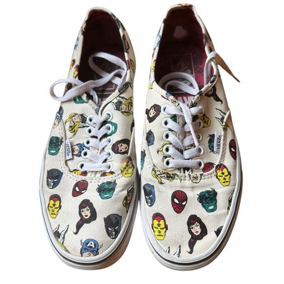 Vans x Marvel Superhero Print Sneakers Men’s Size 7.5 – Limited Edition - Picture 1 of 14